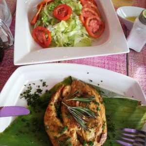 Pollo al Grill con ensalada mixta