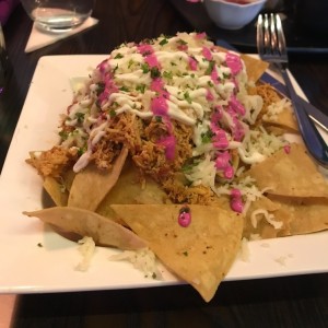 Nachos con pollo