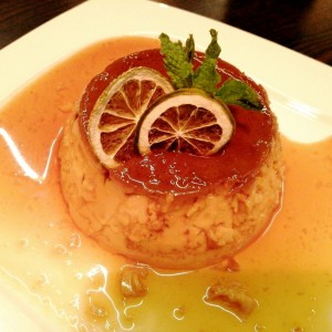 Flan de la casa