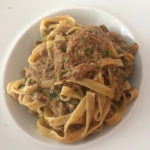 linguini pate de pato 