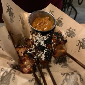 Pollo satay