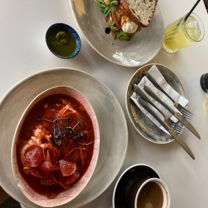 tostada pomodoro