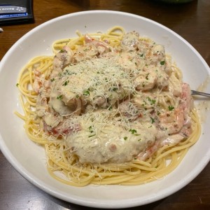 Chiken & Shrimp Carbonara