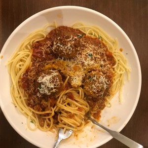 Make your own Pasta - Spaguetti, Marinara y Meatballs