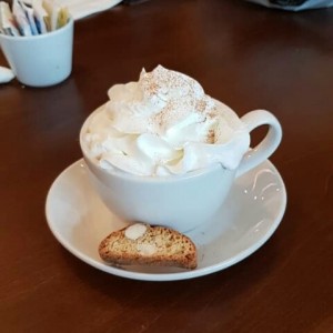 Capuccino con crema