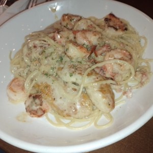 Chiken & Shrimp Carbonara