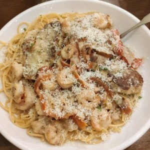 Chiken & Shrimp Carbonara