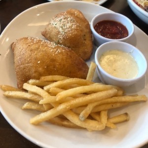 Chicken Alfredo Pizza Fritta 