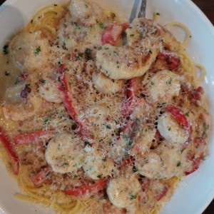 Chiken & Shrimp Carbonara