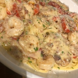 shrimo carbonara pasta