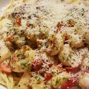 Pasta de camarones