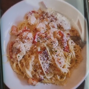 Chiken & Shrimp Carbonara