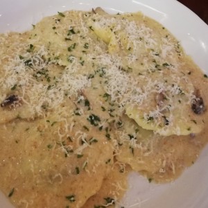 raviolis de hongos