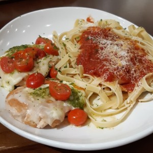 Fetuccini con pollo