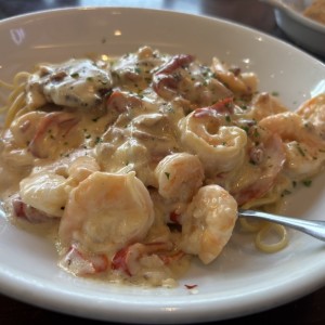 Chicken & Shrimp Carbonara