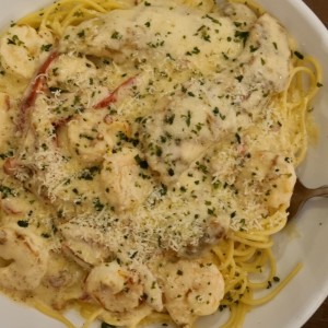 Chiken & Shrimp Carbonara