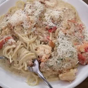 Chiken & Shrimp Carbonara