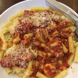 Pasta con Camarones 