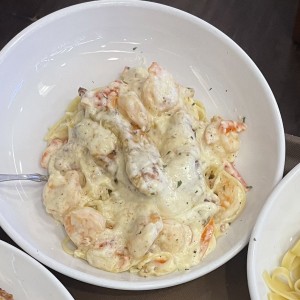 Chicken & Shrimp Carbonara