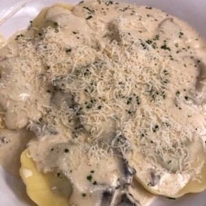 Creamy Mushroom Ravioli