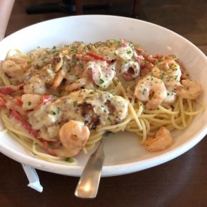 Chiken & Shrimp Carbonara