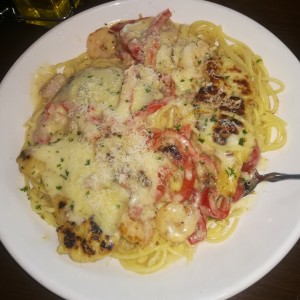 Chiken & Shrimps Carbonara