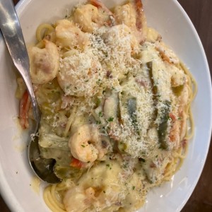 Chiken & Shrimp Carbonara