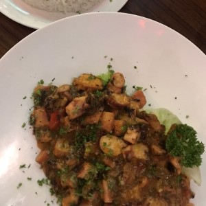 Pulpo al ajillo