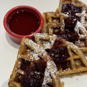 Gluten Free Blueberry Waffles