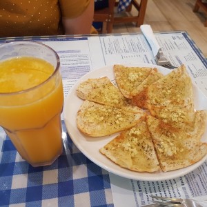 pan pita con ajo