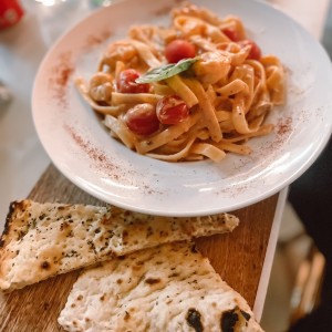 Fettuccini Gamberi Rosse