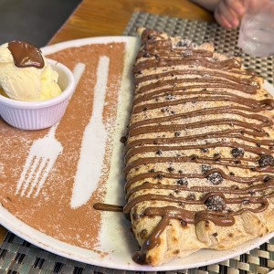 Postres - Calzone de Nutella