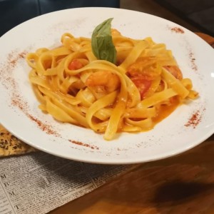 Fettuccini Gamberi Rosse