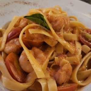 Fettuccini Gamberi Rosse