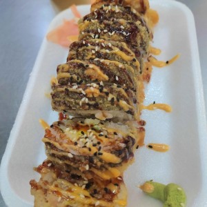 Tempura chicken roll (crunchy) + 1 bebida 12 oz.