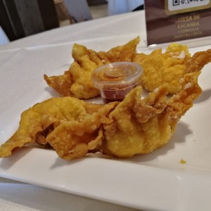 Wanton Frito de camarones