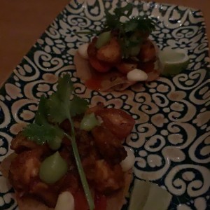 tostadas de pulpo al grill 