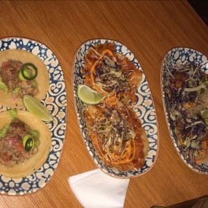 Tacos de Carnitas - Gobernador - Fish Tacos