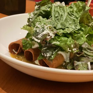 Flautas de Papa y Chorizo