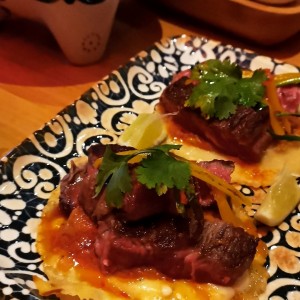 tacos de rib eye