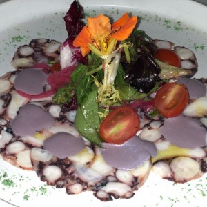 carpaccio de pulpo