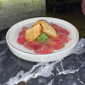 Carpaccio de res 