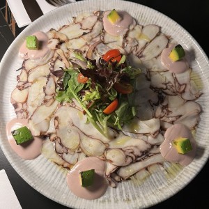 APETAIZERS - CARPACCIO DE PULPO