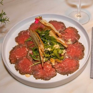 carpaccio de res