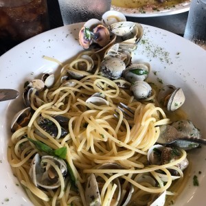 Spaguetti Vongole al olio 