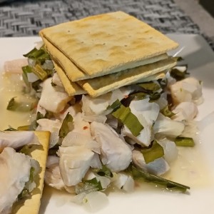 Antipastos - Ceviche de Corvina