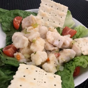 Ceviche de corvina