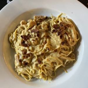 spaghetti a la carnonara 