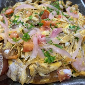 nachos de pollo