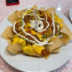 Nachos de carne 